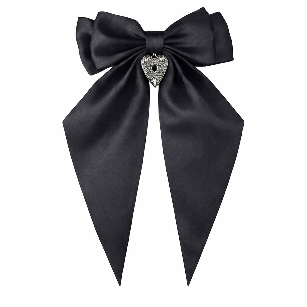 Attitude Hair Dye - Ouija Solid Large Hair bow - Black